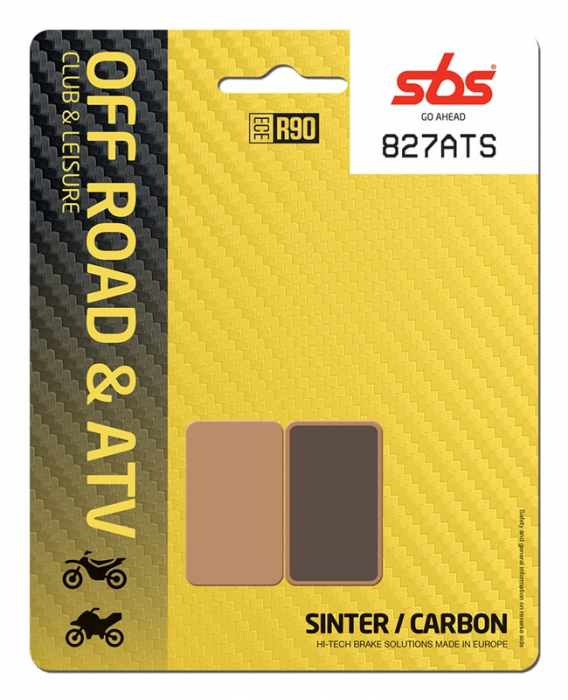 SBS - placute frana 827ATS - Offroad & ATV [Sinter / Carbon] [1]