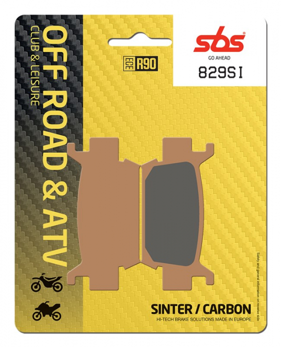 SBS - placute frana 829SI - Offroad & ATV [Sinter / Carbon] [1]