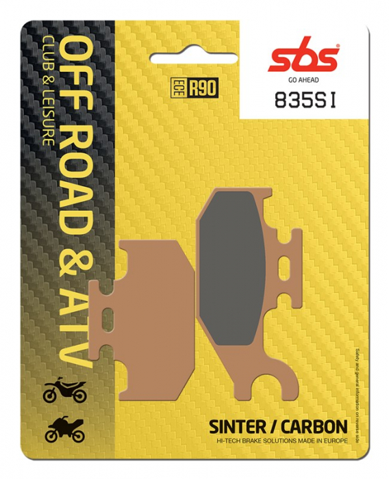SBS - placute frana 835SI - Offroad & ATV [Sinter / Carbon] [1]