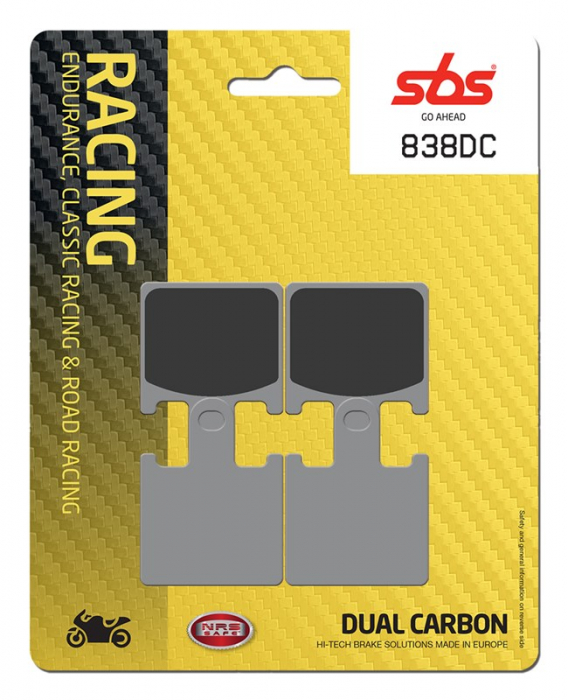 SBS - placute frana 838DC - Racing [Dual Carbon] [1]