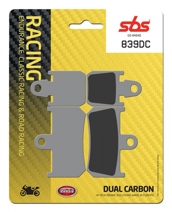 SBS - placute frana 839DC - Racing [Dual Carbon] [1]