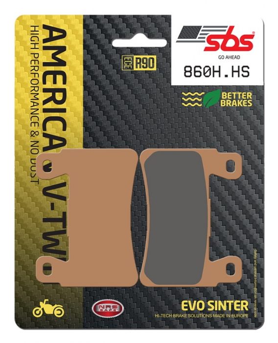 SBS - placute frana 860H.HS - American V-Twin [Sinter] [1]