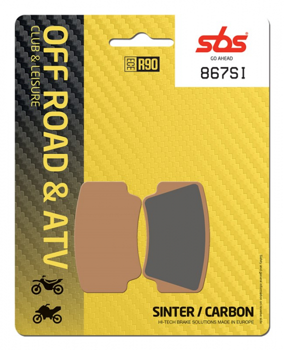 SBS - placute frana 867SI - Offroad & ATV [Sinter / Carbon] [1]