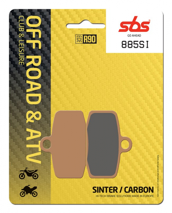 SBS - placute frana 885SI - Offroad & ATV [Sinter / Carbon] [1]