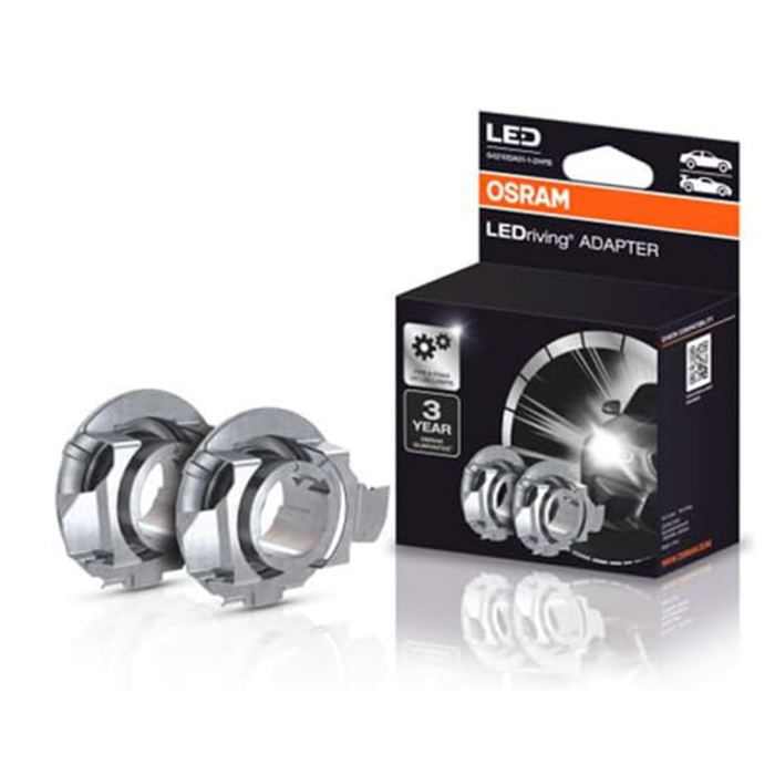 Set 2 adaptoare H7 Osram LED 64210DA01 pentru BMW, Mercedes, Skoda, Opel, VW [1]