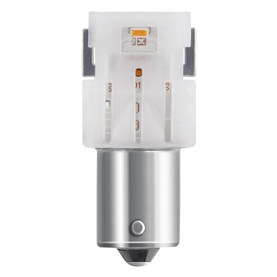 Set 2 Becuri Auxiliare Cu Led 12V (P21W) Amber Bli Osram [2]