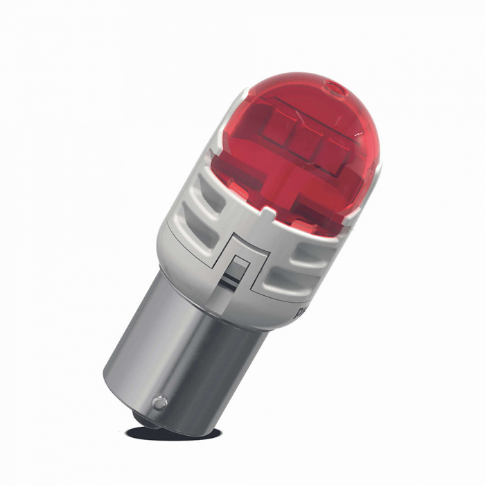 Set 2 Becuri Auxiliare Cu Led 12V P21W Ultinon Pro6000Si Red Philips [2]