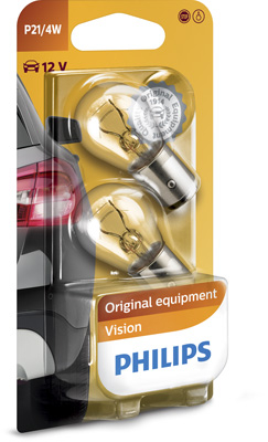 Set 2 Becuri Stop Frana P21/4W 12V (Blister) Philips [1]