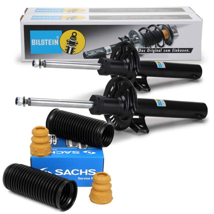 Set 2 Buc Amortizoare Fata Bilstein + Kit Protectie Praf Sachs Volkswagen Golf 6 2008-2013 2 X 22-183712 + 900 136 [1]