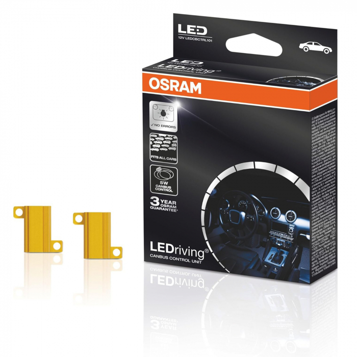 Set 2 buc anulatoare eroare LED W5W Osram Canbus Control 12V [1]