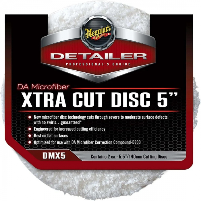 Set 2 Buc Burete Microfibra Meguiar's Microfiber Xtra Cut 140MM DMX5MG [1]