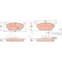 Set 2 Buc Discuri Frana Fata + Set Placute Frana Fata Trw Seat Toledo 2 1998-2006 2 Buc DF2804 + GDB1386 [4]