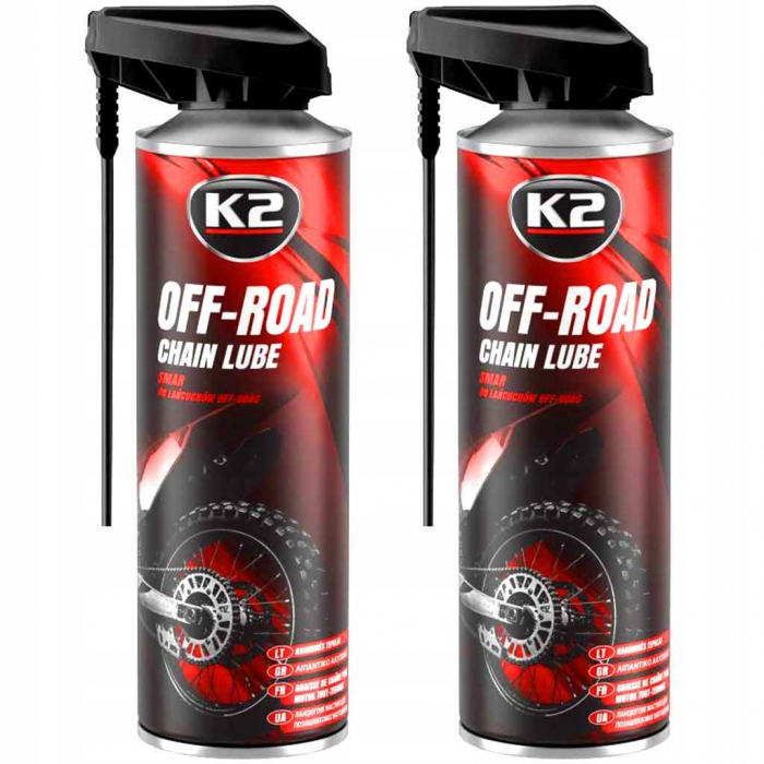 Set 2 Buc K2 Spray Lubrifiant Lant Chain Lube Off Road 500ML W140NM [1]