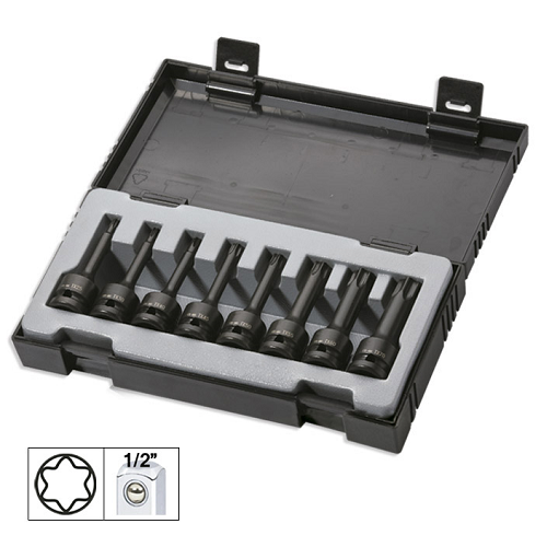 Set 8 Imbusuri De Impact Torx Lungi De 1/2` Jbm [1]