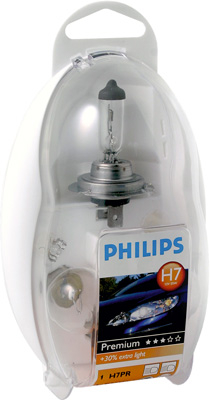 Set Becuri Auto De Rezerva H7 Philips Easykit 12V [1]