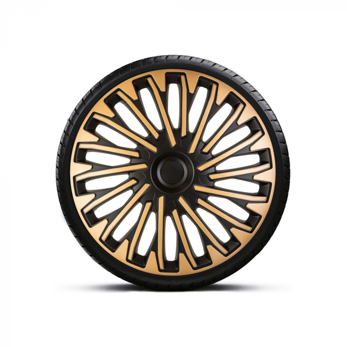 Set Capace Roti 15  Galben-Negru Cu Inel Negru Soho [1]