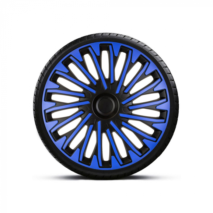 Set Capace Roti 16  Albastru-Negru Cu Inel Negru Soho [1]