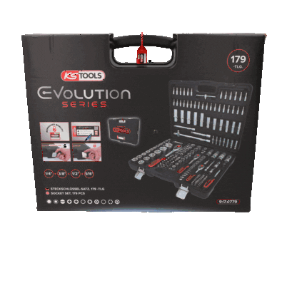 Set Chei Tubulare. 179 De Piese 1/4+3/8+1/2 [8]