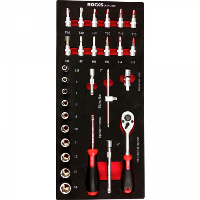 Set chei tubulare ROOKS OK-01.3100 [2]