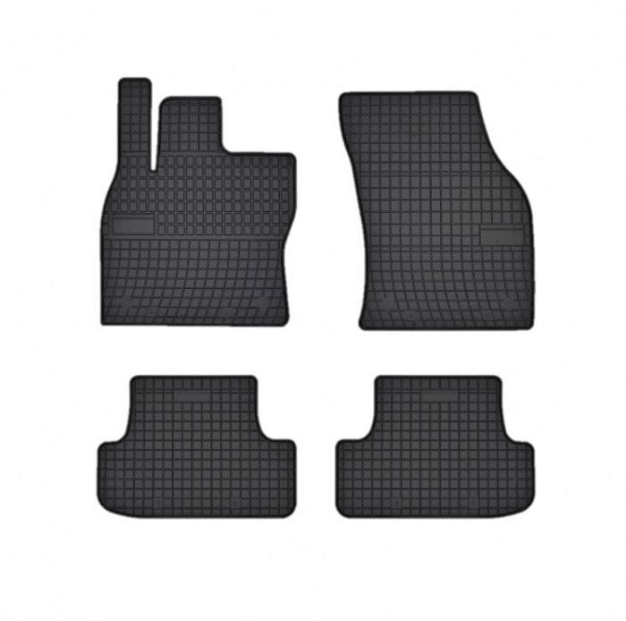 Set covorase auto din cauciuc  Audi Q2 2016-2020, presuri FROGUM, Negru [1]