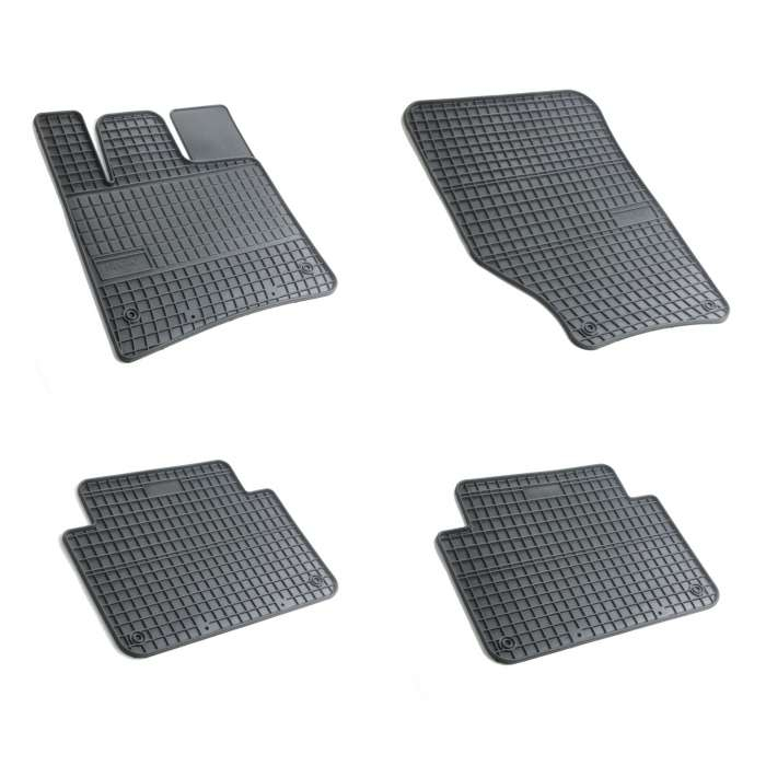 Set covorase auto din cauciuc Audi Q7 (4L) 2005-2015, presuri FROGUM, negre, 4 buc [1]