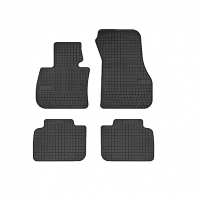 Set covorase auto din cauciuc  BMW Seria 2 F45 Active Tourer 2014-  prezent; BMW F48 X1 2 2015-  prezent, presuri FROGUM, Negru [1]