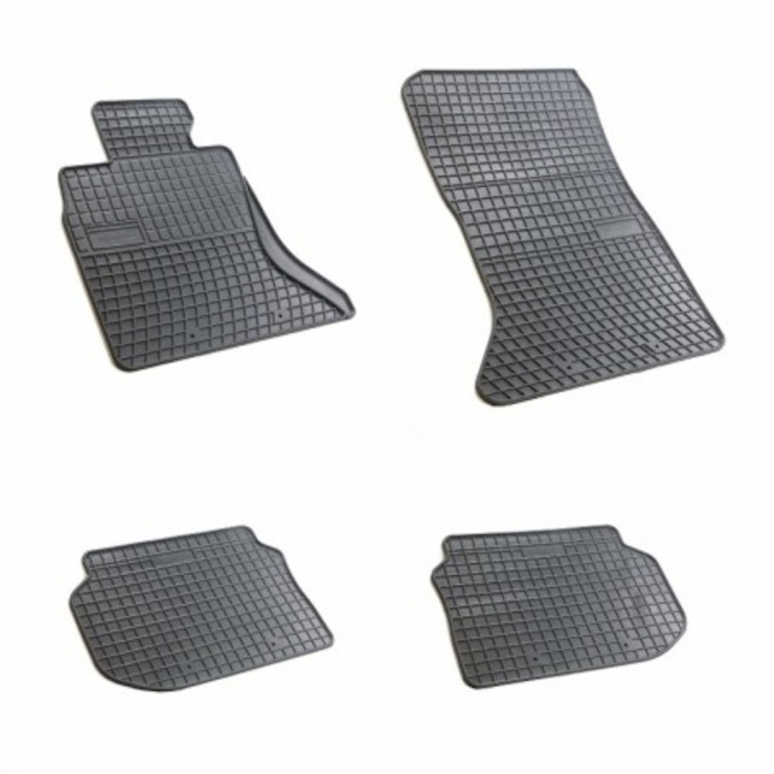 Set covorase auto din cauciuc Bmw Seria 5 F10 F11 LIFT 2013-2017, presuri FROGUM, negre, 4 buc. [1]