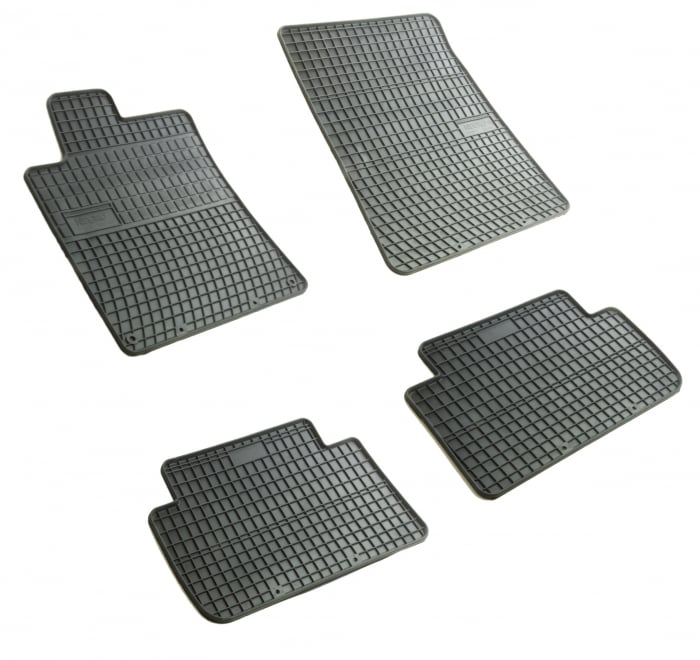 Set covorase auto din cauciuc Citroen C5 2001-2004, C5 1 Fl 2004-2008, Peugeot 407 2004-2011, presuri FROGUM, negre, 4 buc. [2]