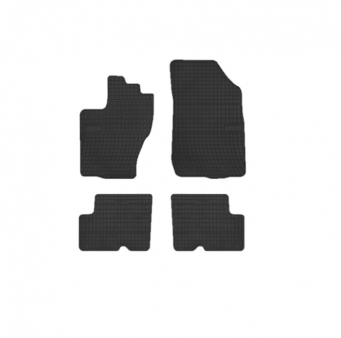 Set covorase auto din cauciuc  Dacia Duster 2 2014-  prezent, presuri FROGUM, Negru [1]