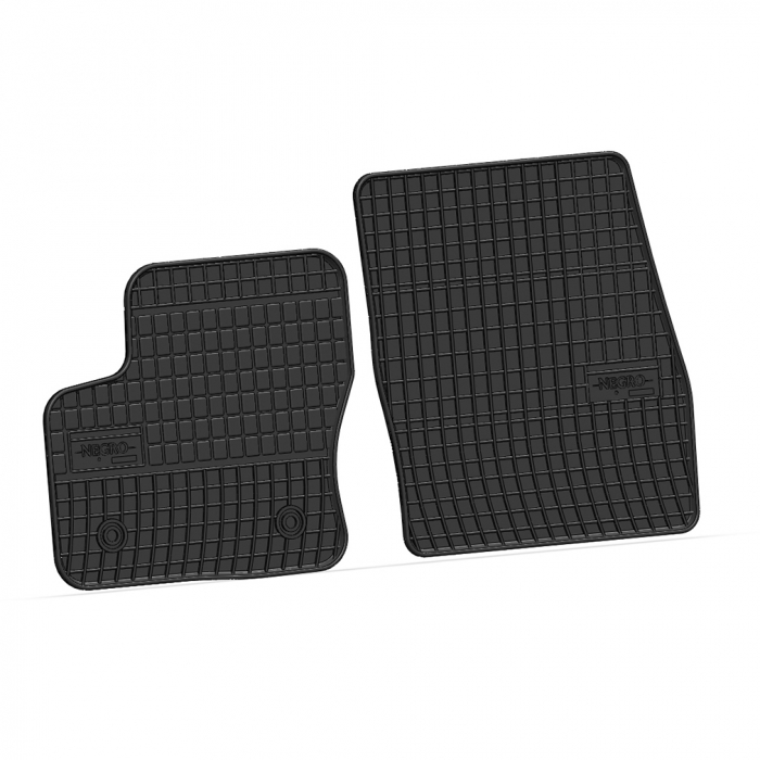 Set covorase auto din cauciuc Ford Connect 2013-  fata, presuri FROGUM, negre, 2 buc. [1]