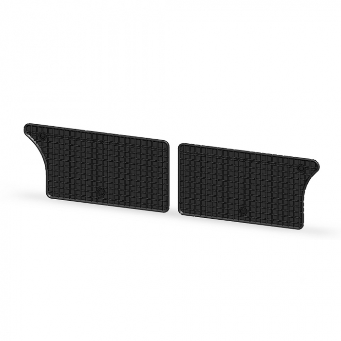 Set covorase auto din cauciuc Ford Galaxy 1 Alhambra Sharan 1995-2010  Rindul 3 de scaune, presuri FROGUM, negre, 2 buc. [1]