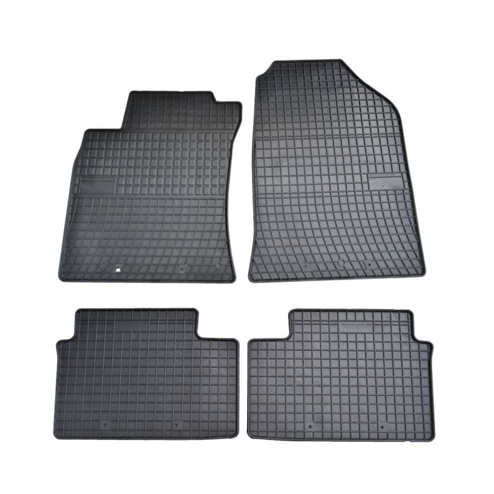 Set covorase auto din cauciuc Hyundai I30 din 2017-2020, presuri FROGUM, negre, 4 buc. [1]