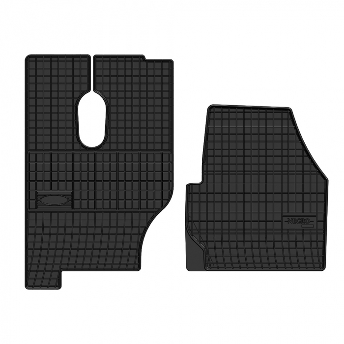Set covorase auto din cauciuc Mercedes Actros MP3 S Cabin 2008-2012, presuri FROGUM, negre, 2 buc. [1]