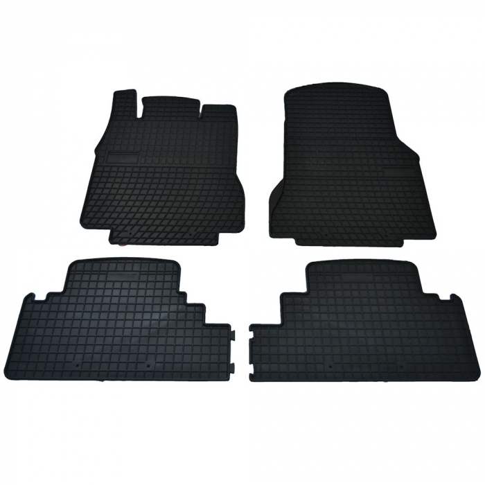 Set covorase auto din cauciuc Mercedes Clasa A W168 1997-2004, presuri FROGUM, negre, 4 buc. [1]