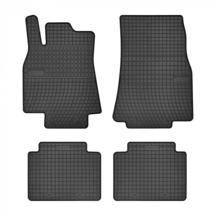 Set covorase auto din cauciuc Mercedes Clasa B T245 2005-2011, presuri FROGUM, negre, 4 buc. [1]