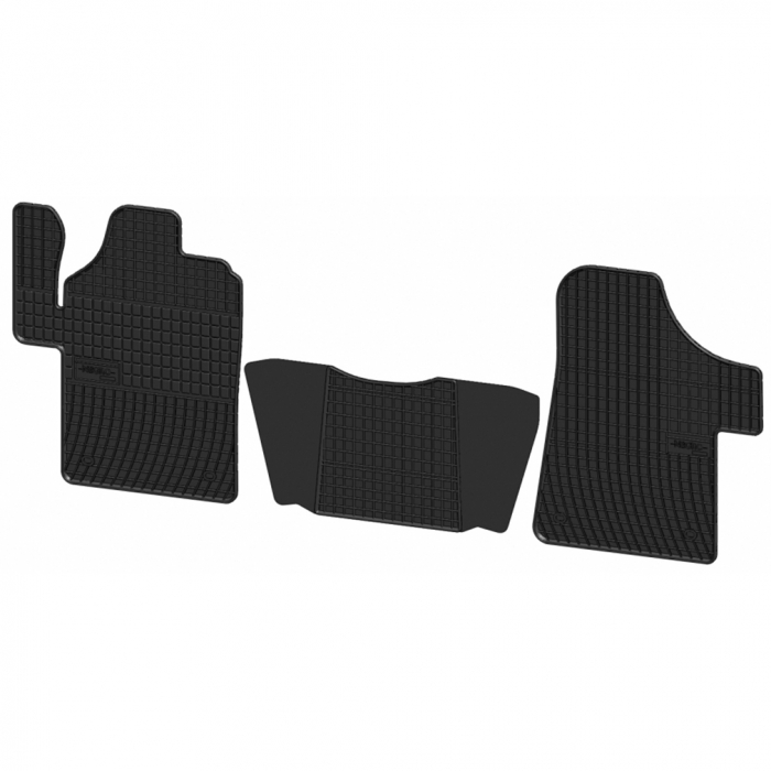 Set covorase auto din cauciuc Mercedes Vito 2 3Loc 2003-2014 Viano 2 3Loc 2003-2014, presuri FROGUM, negre, 3 buc. [1]