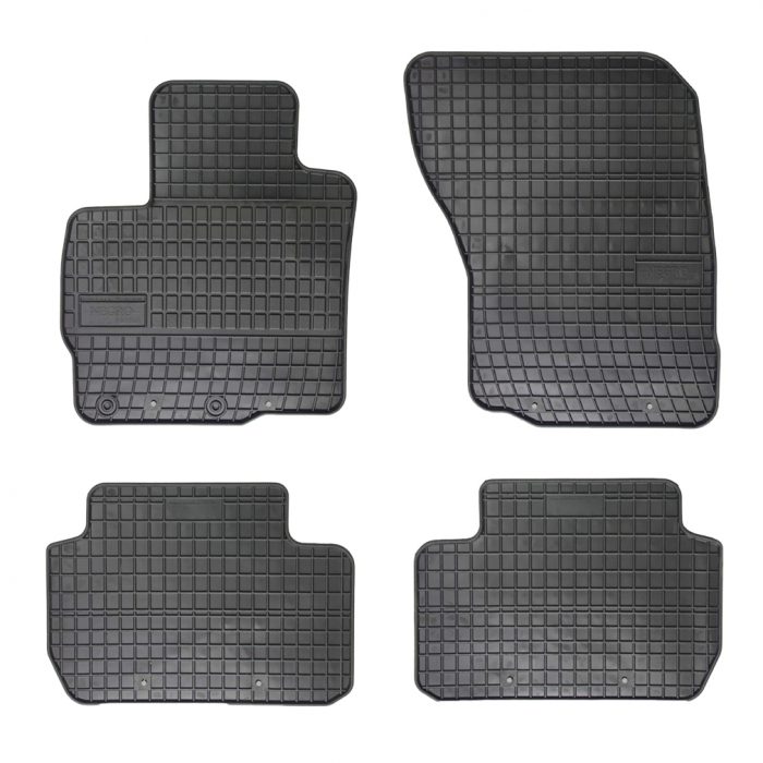 Set covorase auto din cauciuc Mitsubishi Outlander 3 2014-, presuri FROGUM, negre, 4 buc. [1]