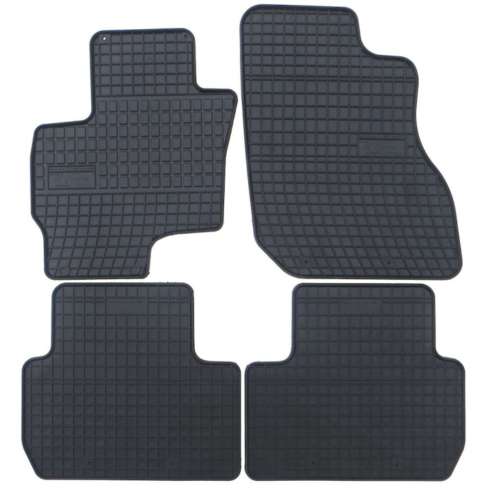 Set covorase auto din cauciuc Mitsubishi Outlander Phev 2014-, presuri FROGUM, negre, 4 buc. [1]