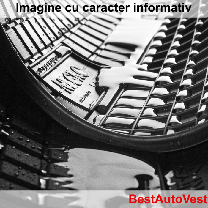 Set covorase auto din cauciuc Nissan Primastar 2001-2014, Opel Vivaro II 2014-, Renualt Trafic II, III 2001-2014, randul 2, presuri FROGUM, negre, 2 buc. [4]