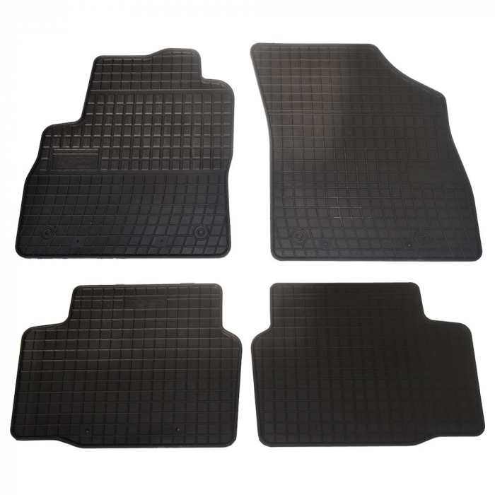 Set covorase auto din cauciuc Opel Astra K 2015-2021, presuri FROGUM, negre, 4 buc [1]
