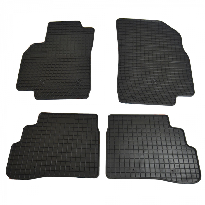 Set covorase auto din cauciuc Opel Karl 2015-, Chevrolet Spark 2015- , presuri FROGUM, culoare Negru, 4 buc. [2]