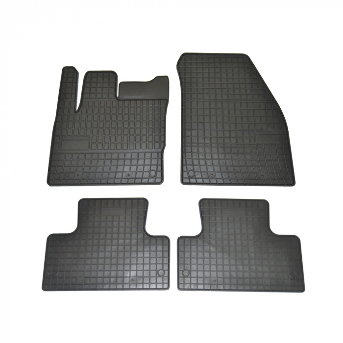 Set covorase auto din cauciuc Range Rover Evoque 2011-2018 culoare Negru, presuri FROGUM, 4 buc. [1]