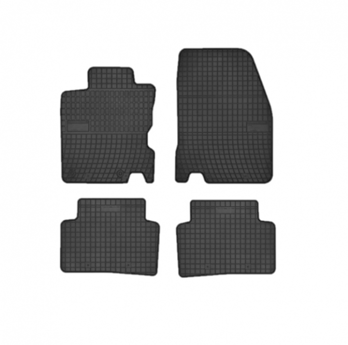 Set covorase auto din cauciuc  Renault Kadjar 2015-  prezent, presuri FROGUM, Negru [1]