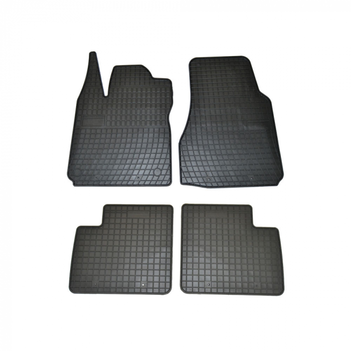 Set covorase auto din cauciuc Renault Twingo III din 2014- culoare Negru, presuri FROGUM, 4 buc. [2]