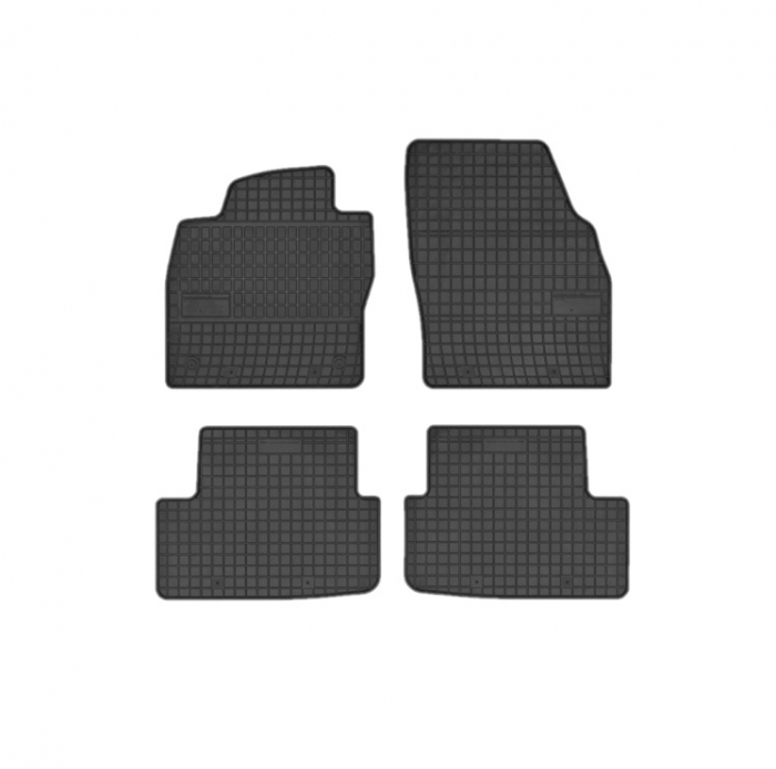 Set covorase auto din cauciuc  Seat Ibiza 2017-  prezent; Vw Polo 6 2017-  prezent, presuri FROGUM, Negru [1]