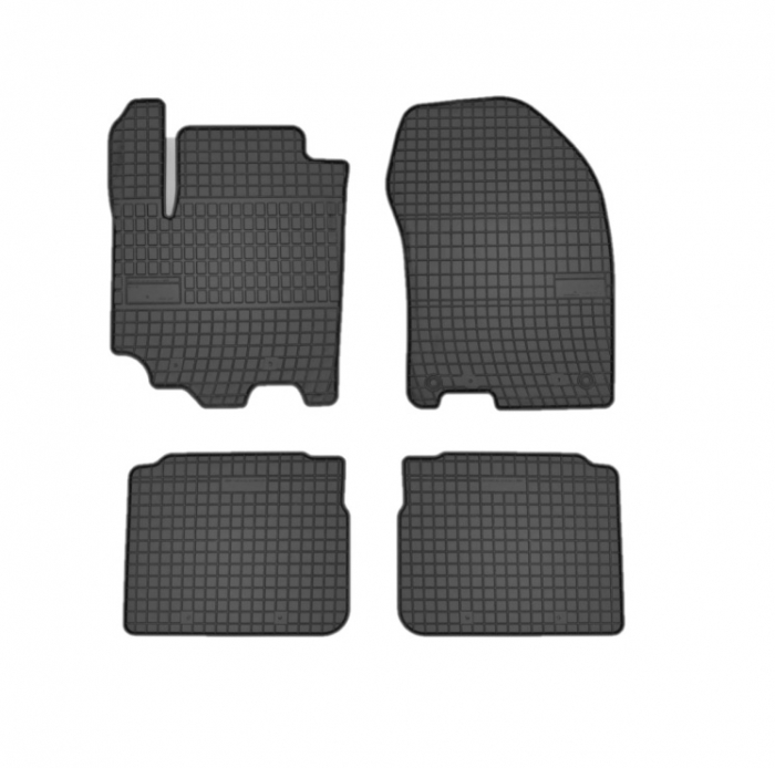 Set covorase auto din cauciuc  Suzuki SX4 2 S-Cross Lift 2018-  prezent, presuri FROGUM, Negru [1]