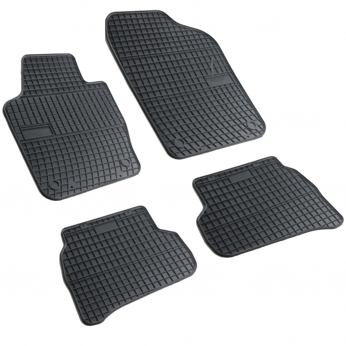 Set covorase auto din cauciuc Volkswagen Polo 5 (6R) 2009-2017, presuri FROGUM, negre, 4 buc. [1]