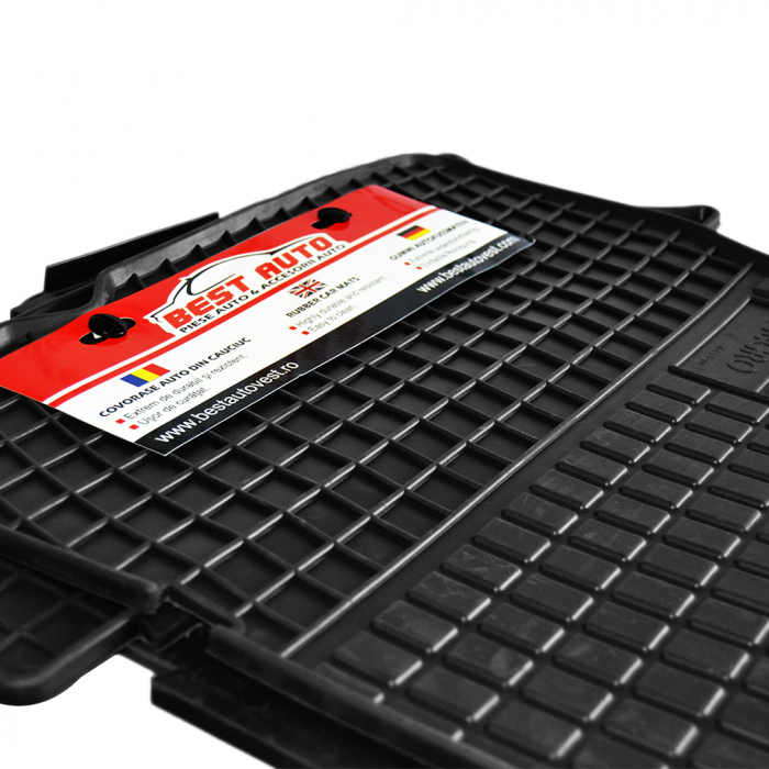 Set covorase auto din cauciuc Volkswagen T5 2003- 2 3Loc si T6 2015-, presuri FROGUM, negre, 3 buc. [2]