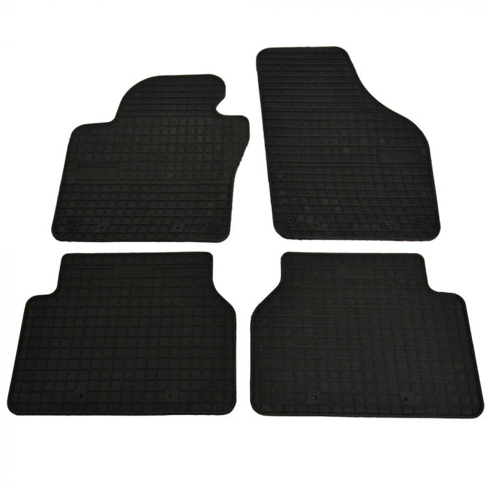 Set covorase auto din cauciuc Volkswagen Tiguan 2007-2016, presuri FROGUM, negre, 4 buc. [1]