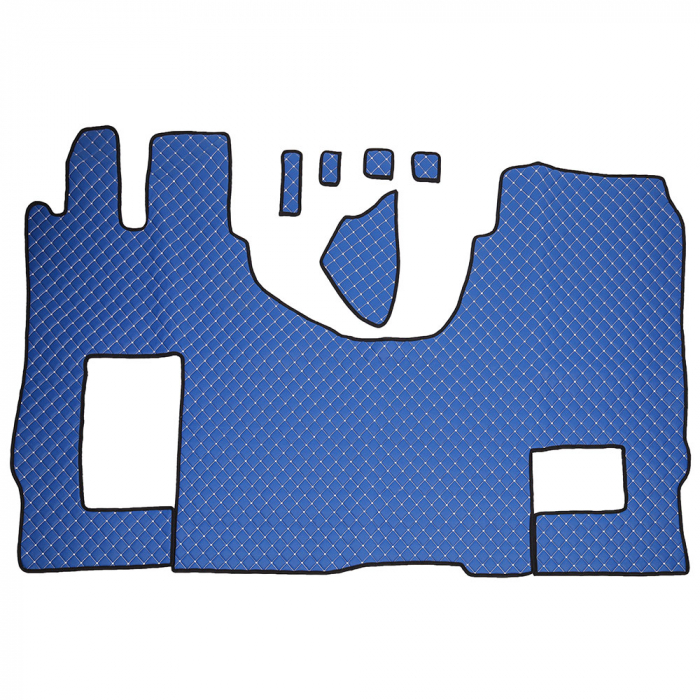 Set covorase Piele Ecologica Truck Umbrella Pentru Mercedes Actros Mp4 1845, Euro 6, Albastru [1]